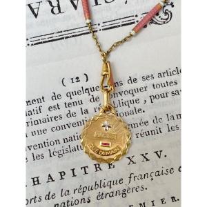 Médaille d'Amour Augis En Or 18k 