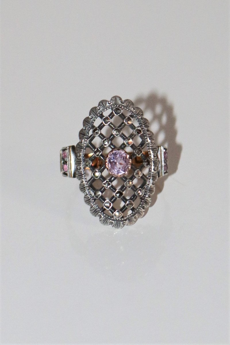 Belle Epoque Fishnet Ring-photo-4