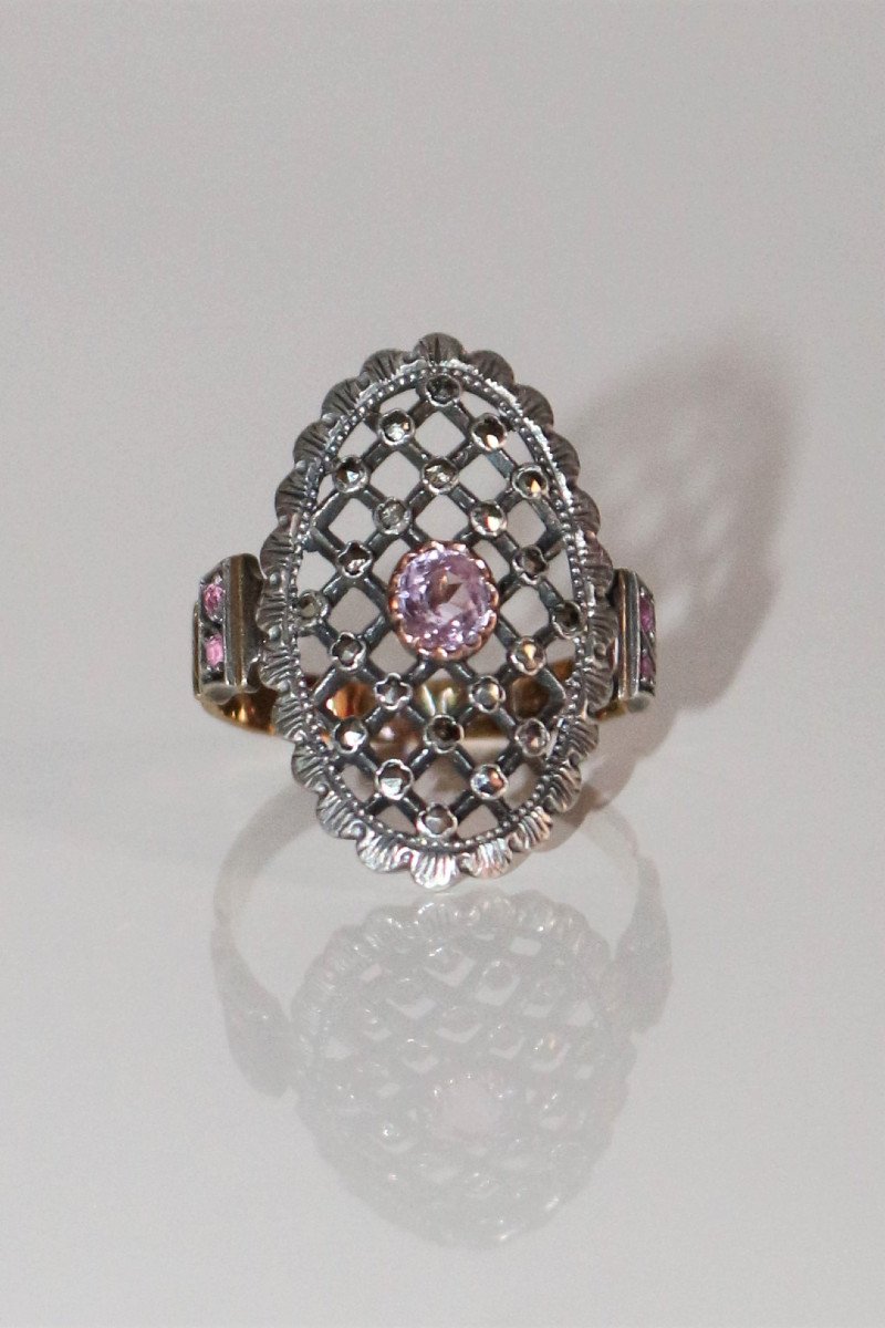 Belle Epoque Fishnet Ring-photo-5