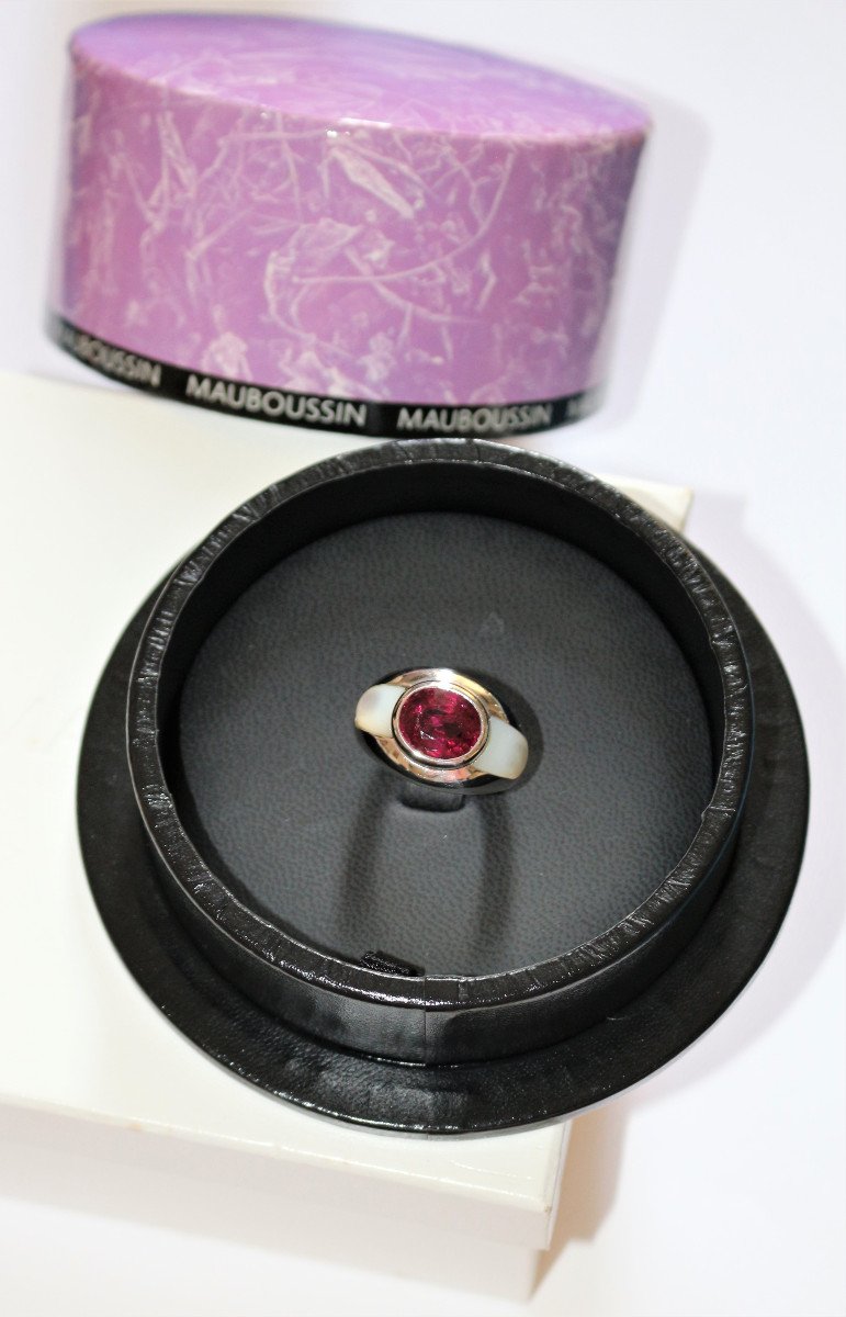 Mauboussin Rubellite Ring-photo-4