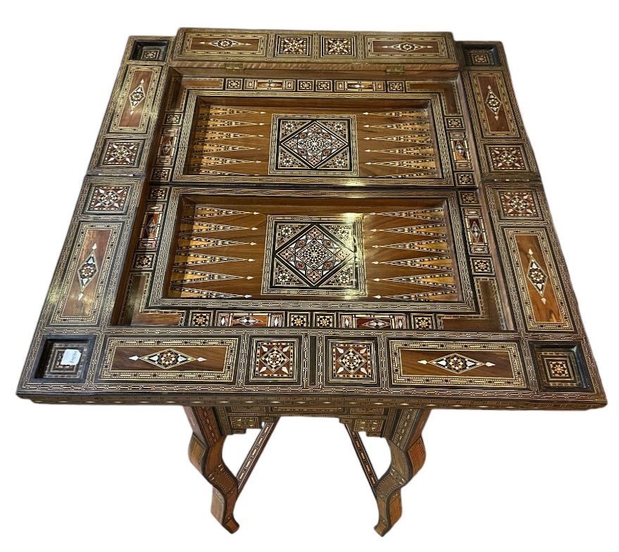 Syrian Marquetry Games Table -photo-4