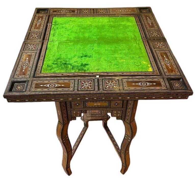 Syrian Marquetry Games Table -photo-1