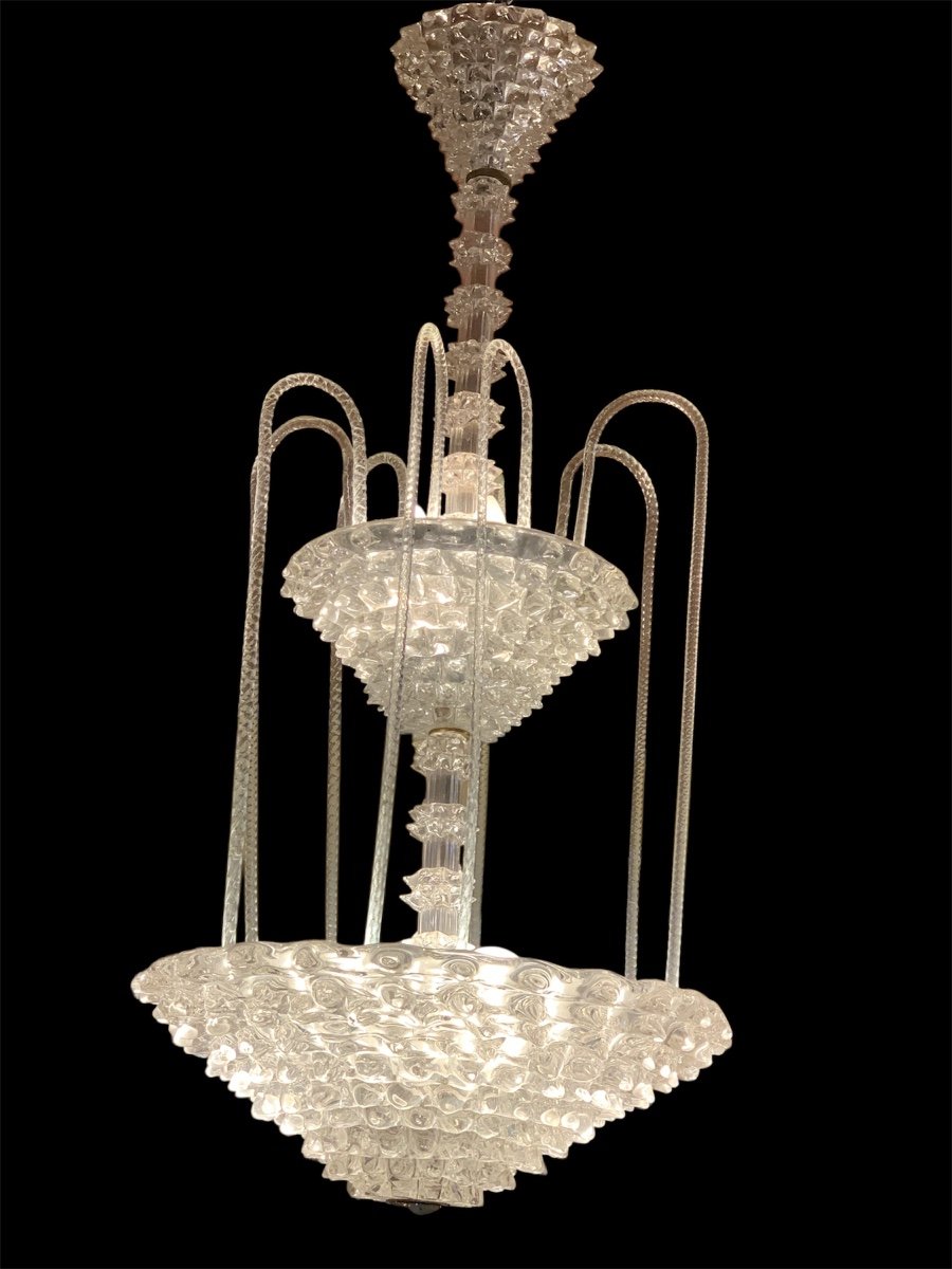 Murano Ninini Chandelier 1930-photo-1