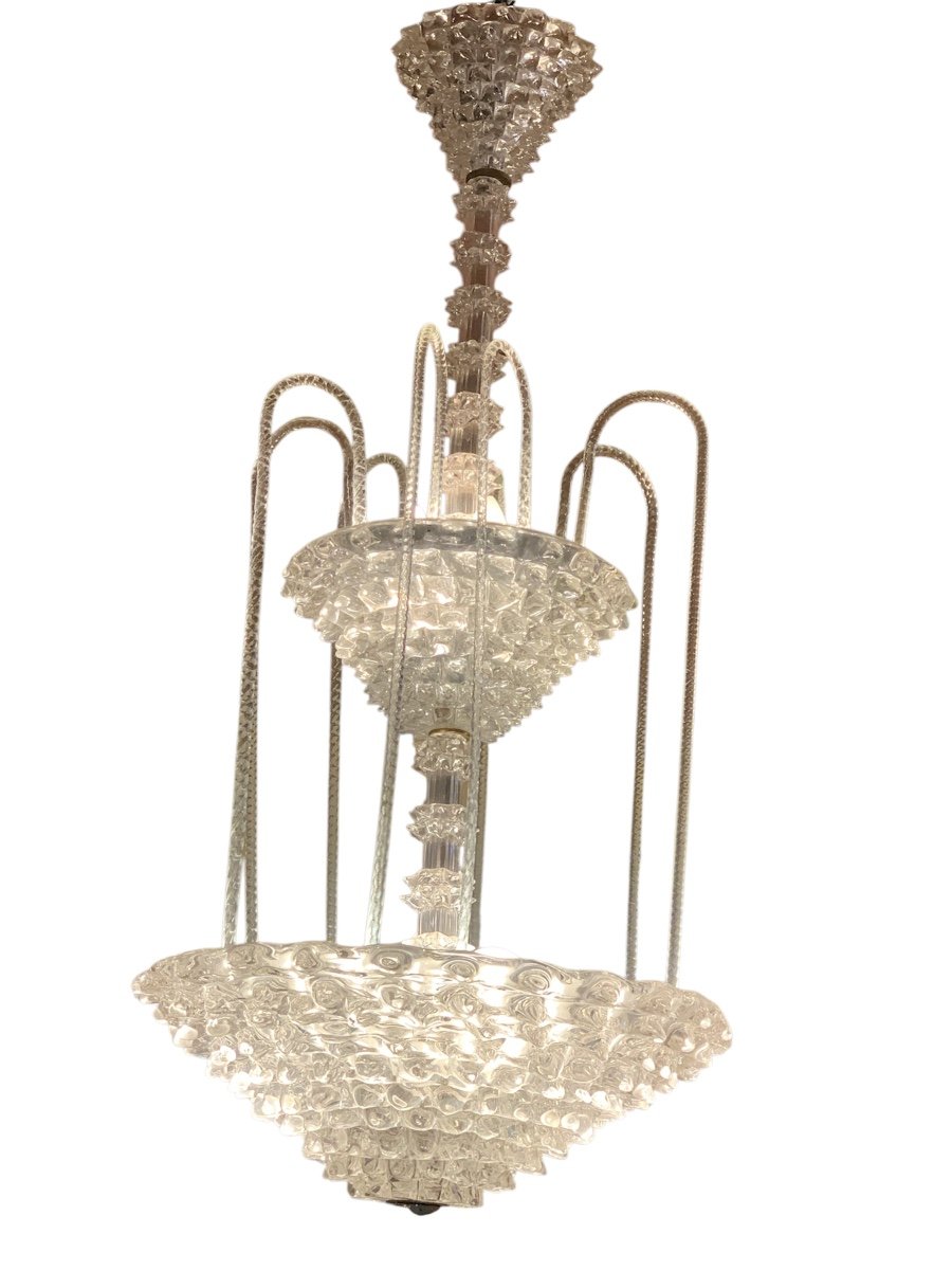 Murano Ninini Chandelier 1930-photo-2