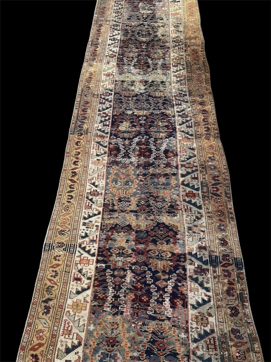 Tapis de couloir  ancien - Iran  -photo-2