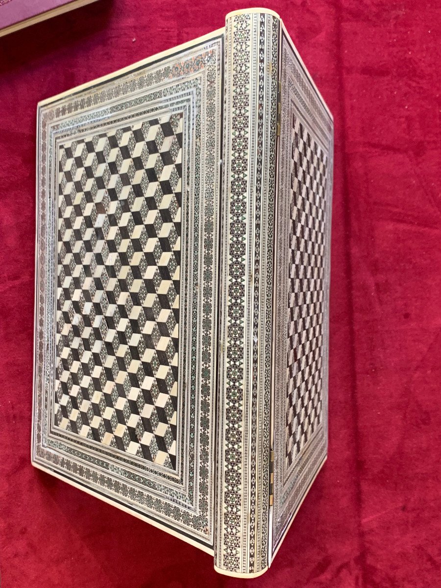 Persian Marquetry Briefcase-photo-2