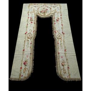 Pair Of 19th Century Aubusson Valance 