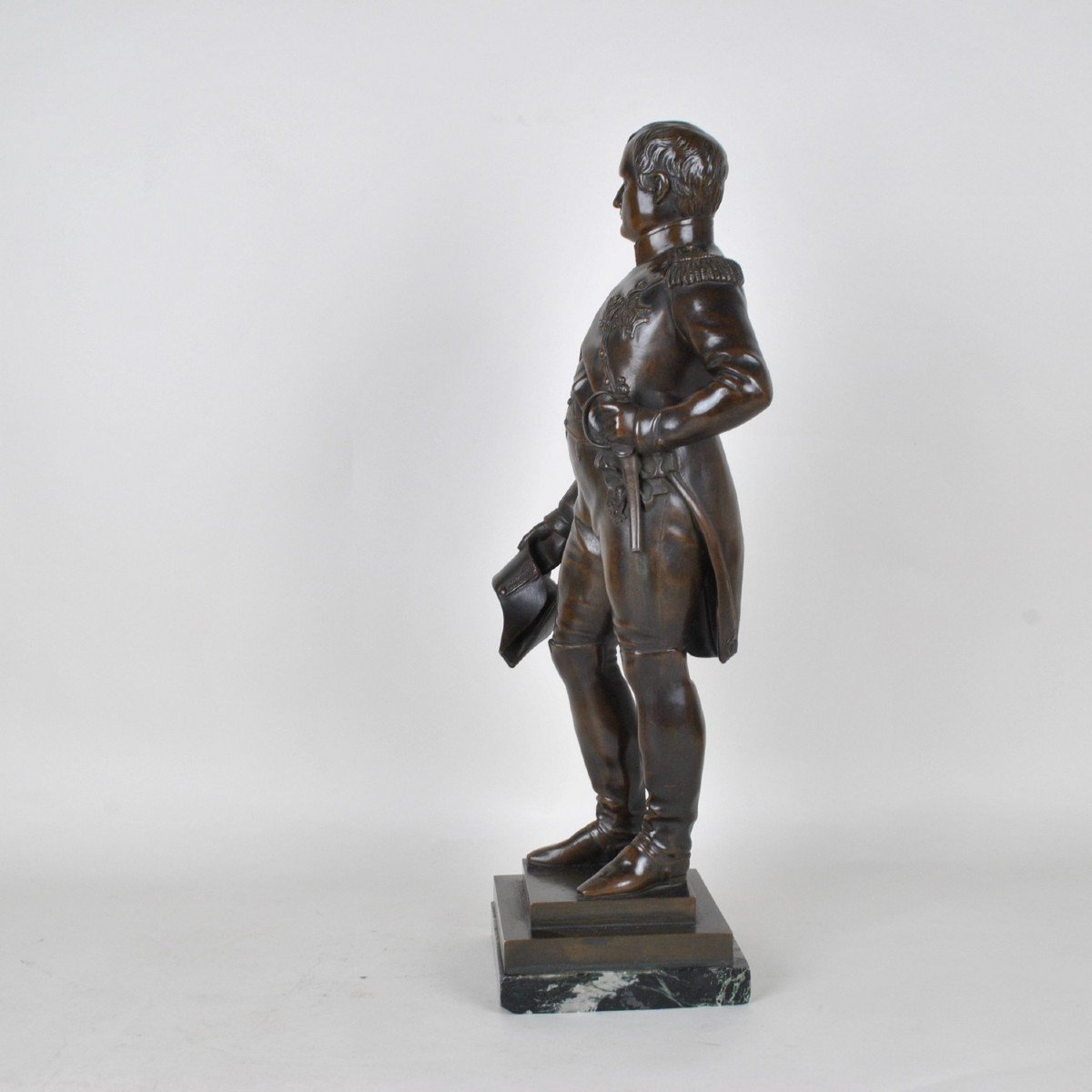 Gregory, Bonaparte Standing, Signed Bronze, XIXth Century-photo-4