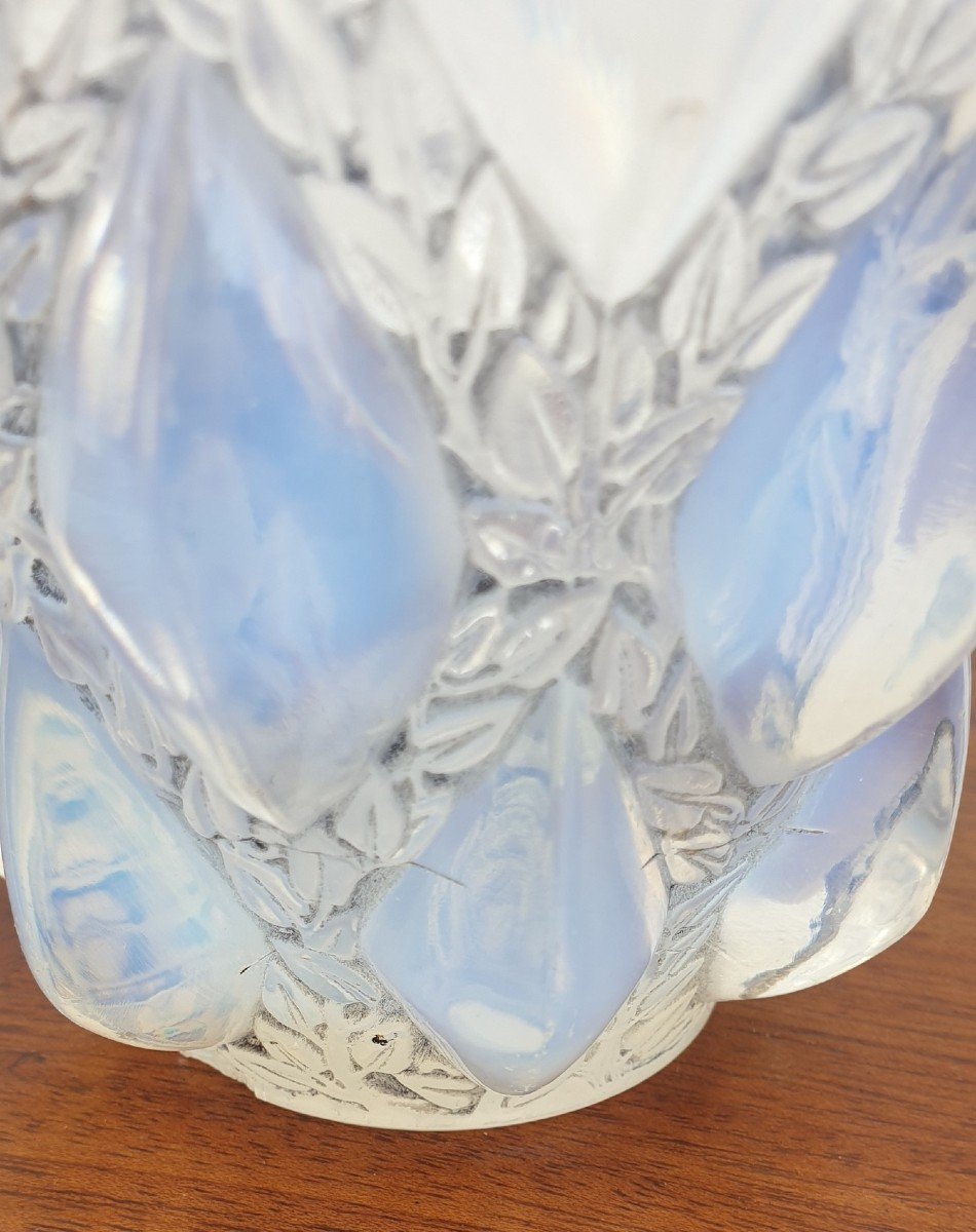 R Lalique, Rampillon Vase, XXth Century-photo-3