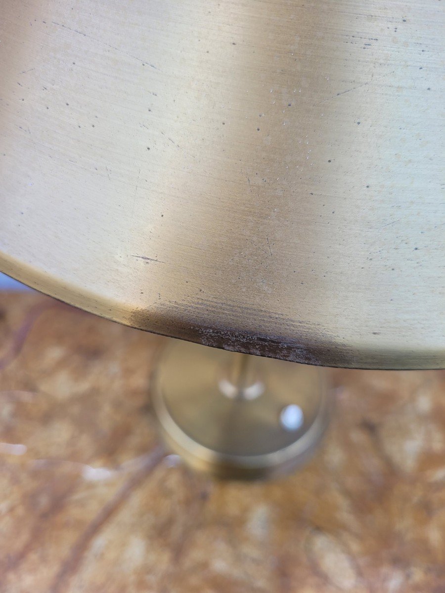 J Perzel, Brass Table Lamp, 20th Century-photo-2