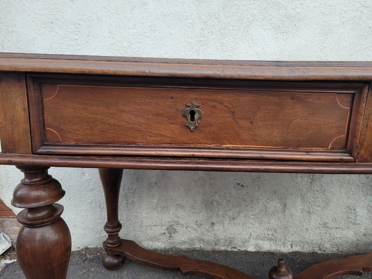 *promotion d'été *large Ceremonial Table, Palais Genoa, 17th Century-photo-3