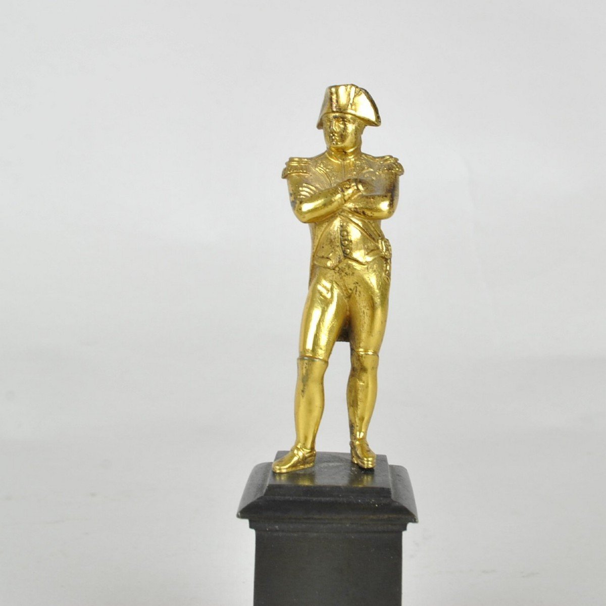 Napoleon Bonaparte Standing, Gilt Bronze Sculpture, 19th Century-photo-7