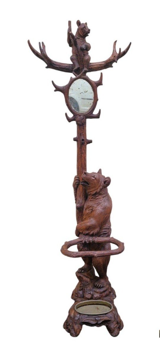 Black Forest, Bear Coat Rack, Late 19th Early 20th Century
