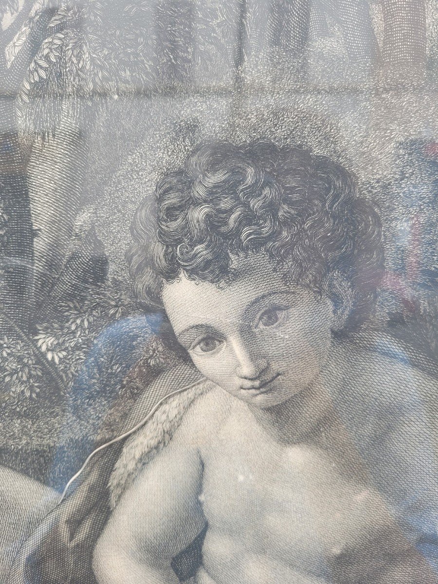 Jean Le Baptiste, Gravure Encadrée, XIXème Siècle-photo-3