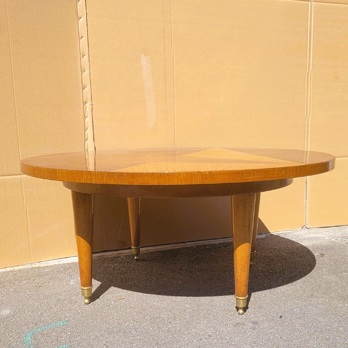 Marquetry Coffee Table, Art Deco, 20th Century-photo-1