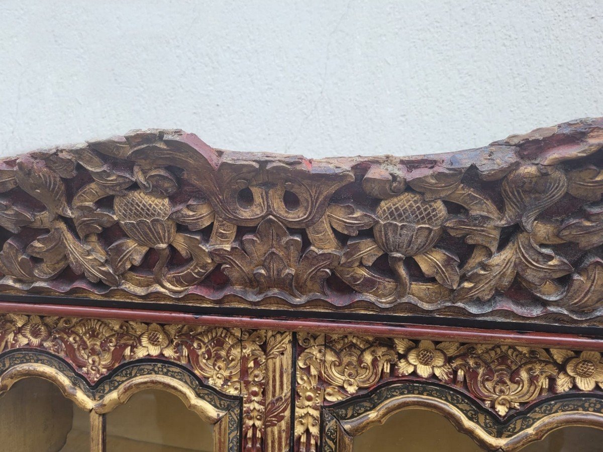 Asian Carved Wooden Furniture, Late 19th Early 20th Century-photo-5