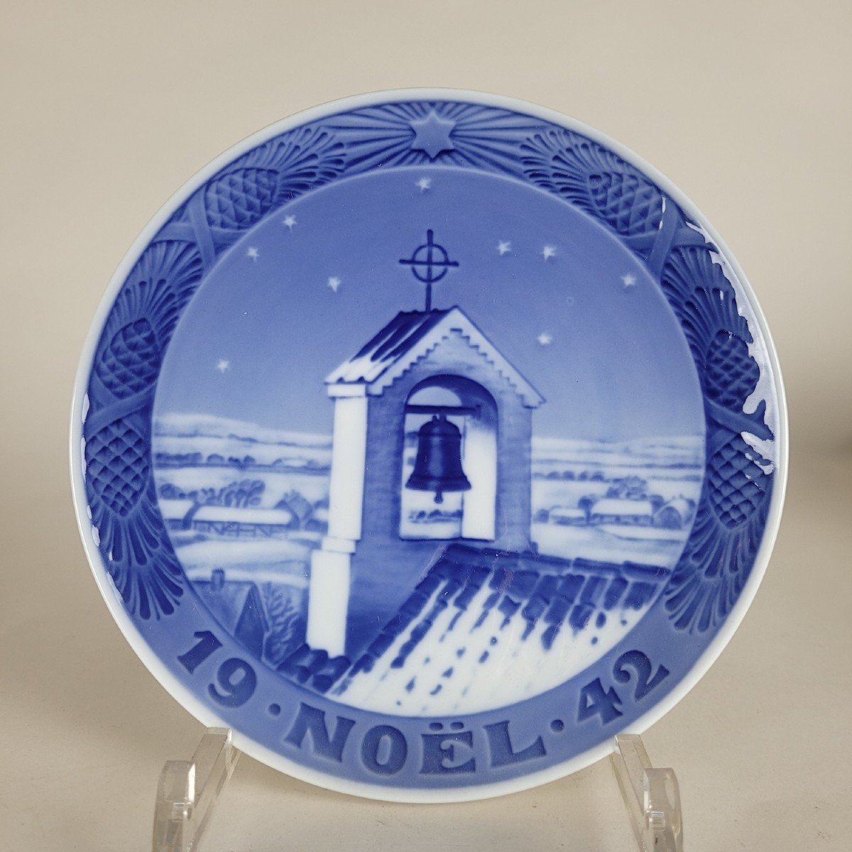 Royal Copenhagen, Assiette De Noël 1942, XXème Siècle-photo-1