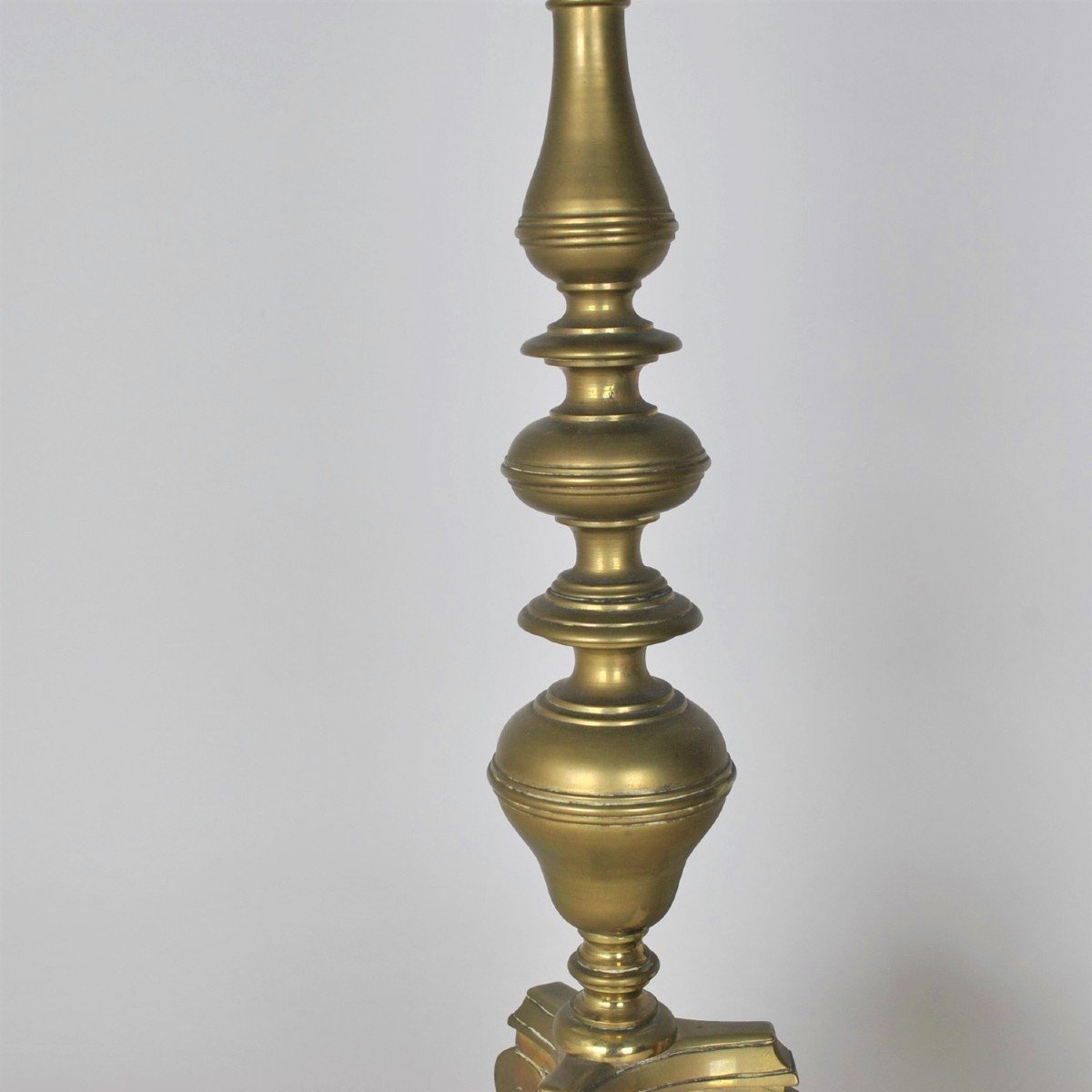 Pair Of Bronze Candlesticks, Late 18th/early 19th Century-photo-2