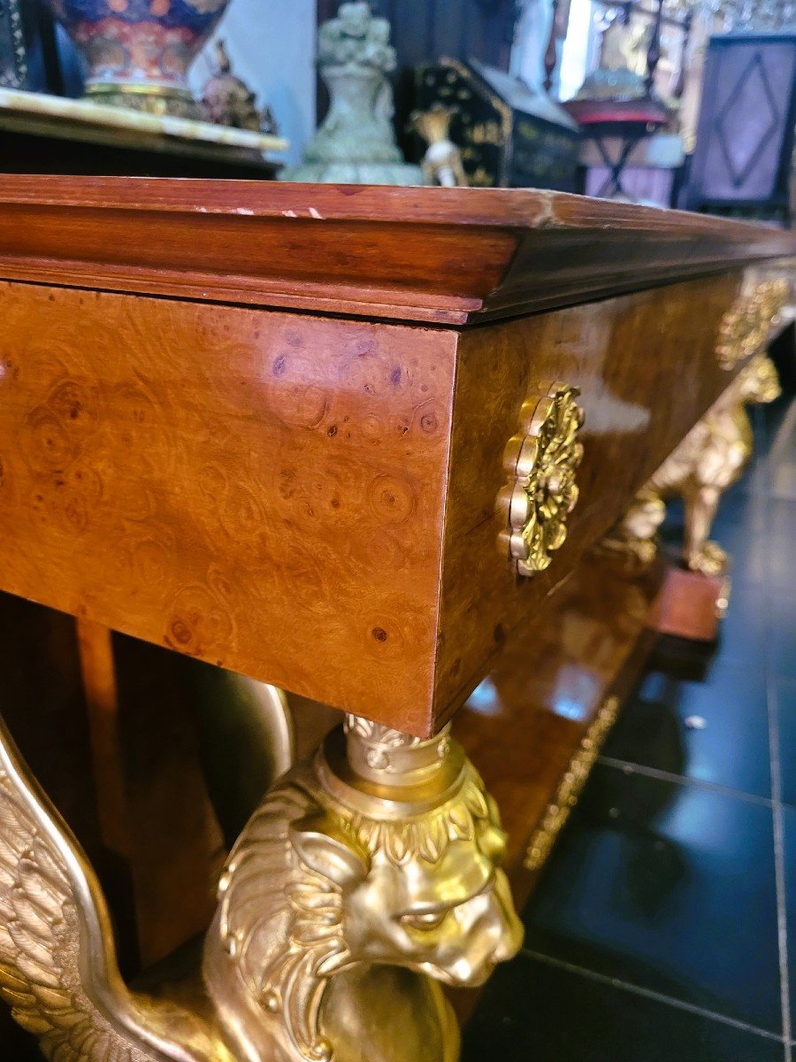 Large Empire Style Console, 20th Century-photo-4