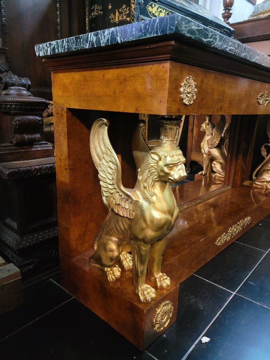 Large Empire Style Console, 20th Century-photo-6