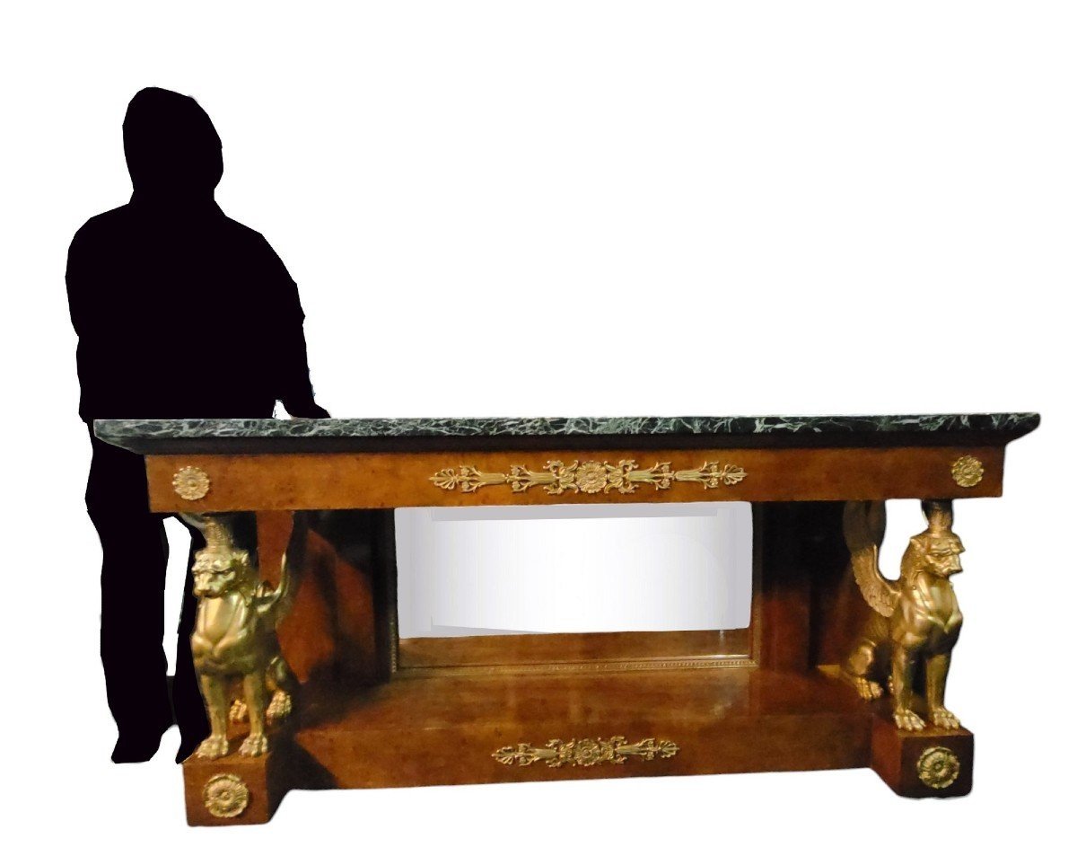 Large Empire Style Console, 20th Century-photo-3