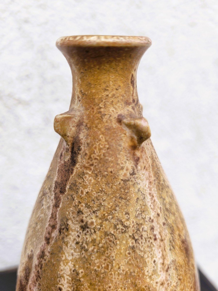 C Greber, Vase En Grès Flammé, Art  Nouveau, début XXème Siècle-photo-4