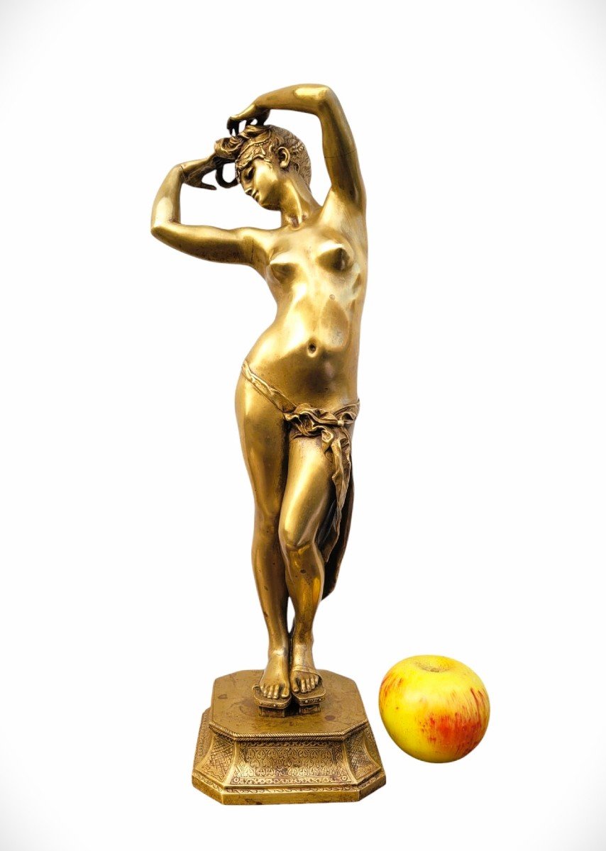 Tony Noel - Siot Paris, Bronze Femme Nue, Fin XIXème Début XXème Siècle-photo-4