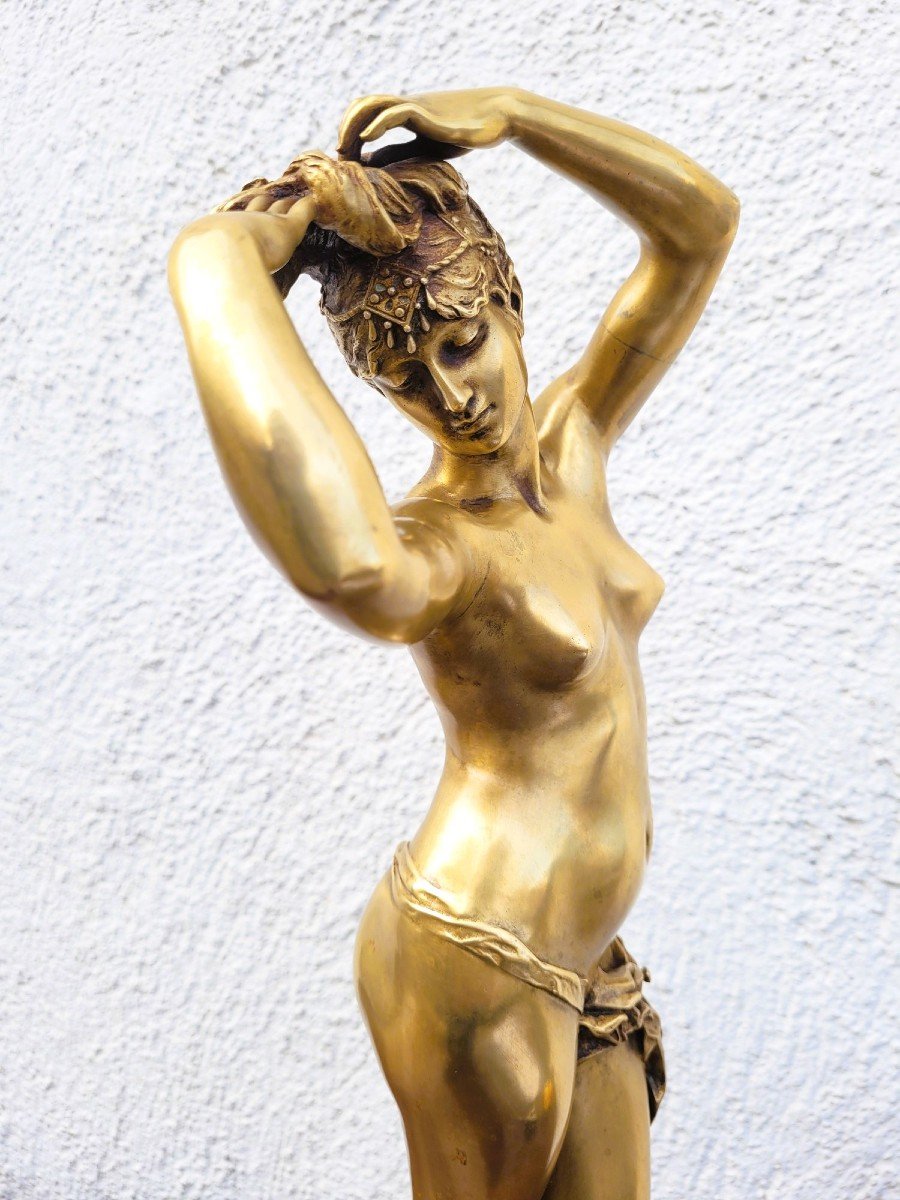 Tony Noel - Siot Paris, Bronze Femme Nue, Fin XIXème Début XXème Siècle-photo-1