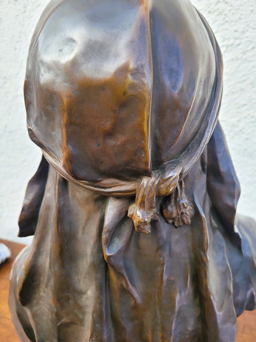 Picault - Dalila, Signed Bronze Sculpture, Late 19th Century-photo-6