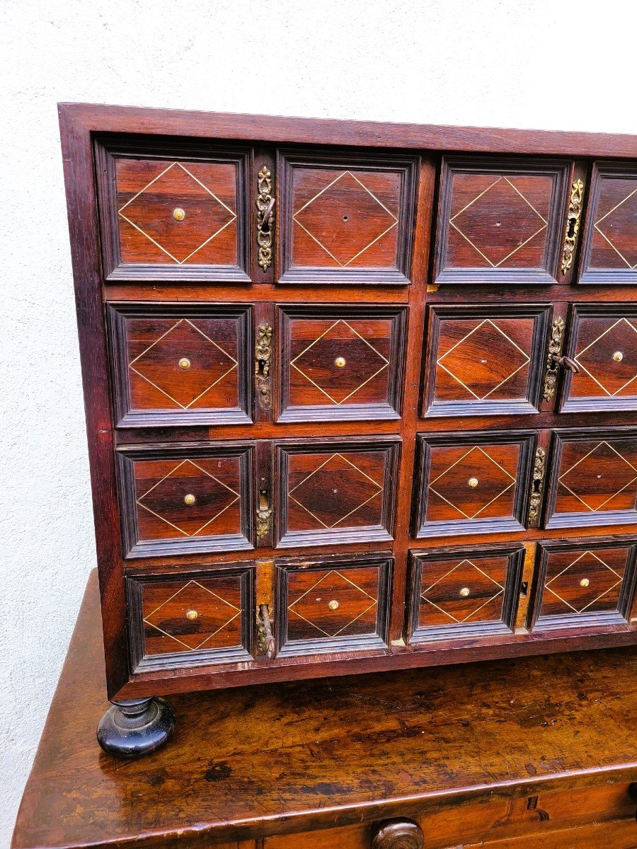 Rosewood Cabinet With Drawers, 17th Century Period-photo-2