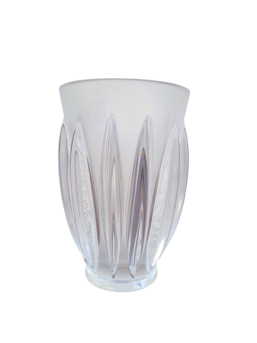 Lalique France, Vase Courchevel, XXème Siècle