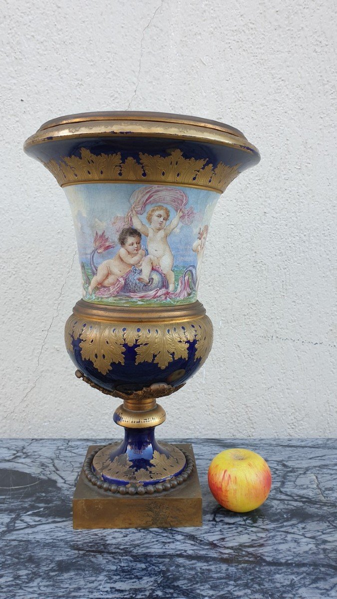 In The Taste Of Sèvres, Medici Vase, Napoleon III, 19th Century-photo-2