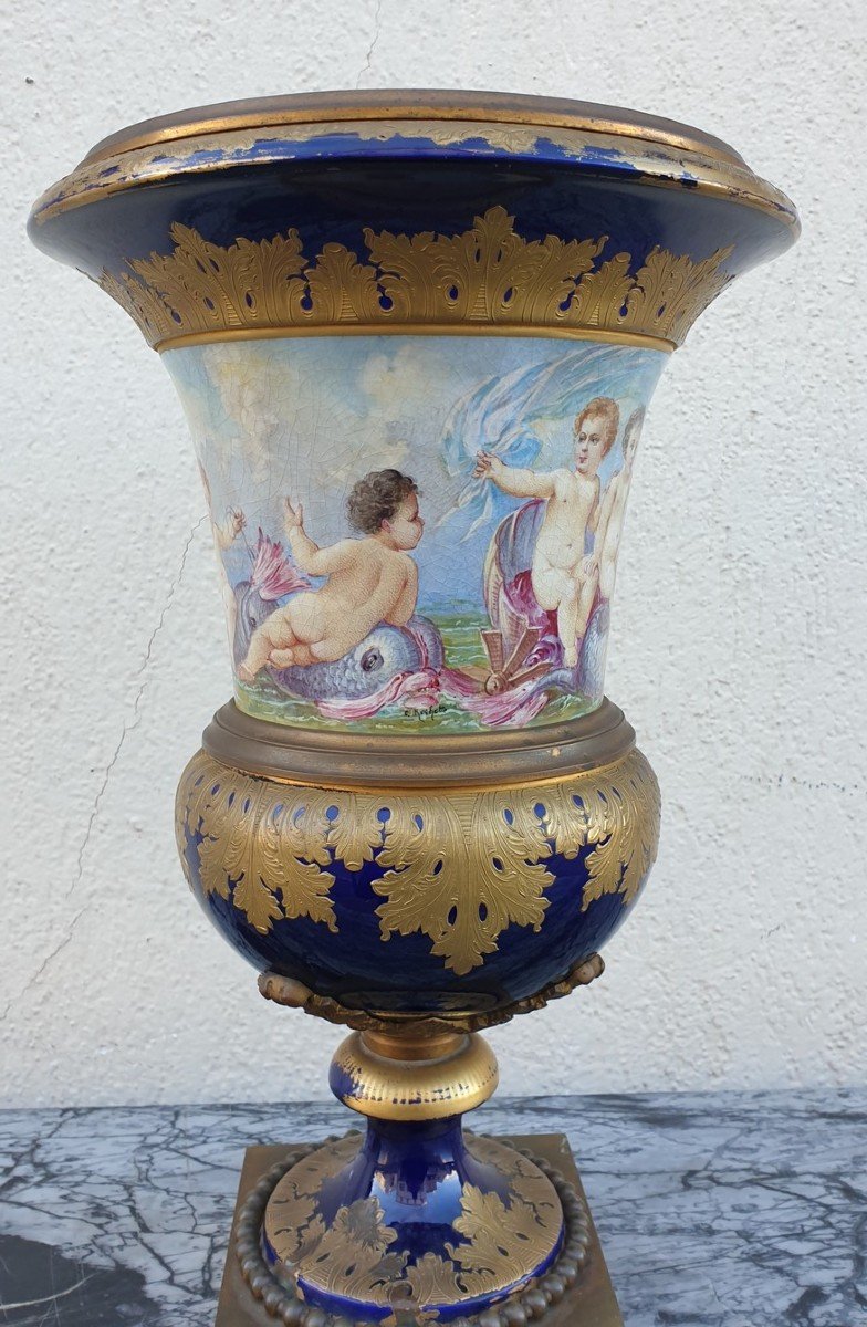 In The Taste Of Sèvres, Medici Vase, Napoleon III, 19th Century-photo-3