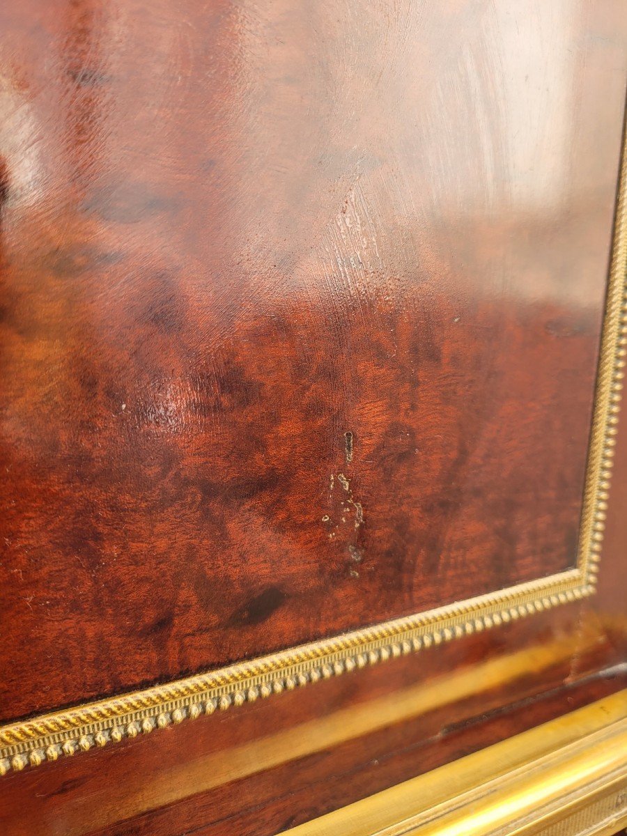 Attributed To H Dasson, Mahogany Cylinder Desk, 19th Century-photo-6