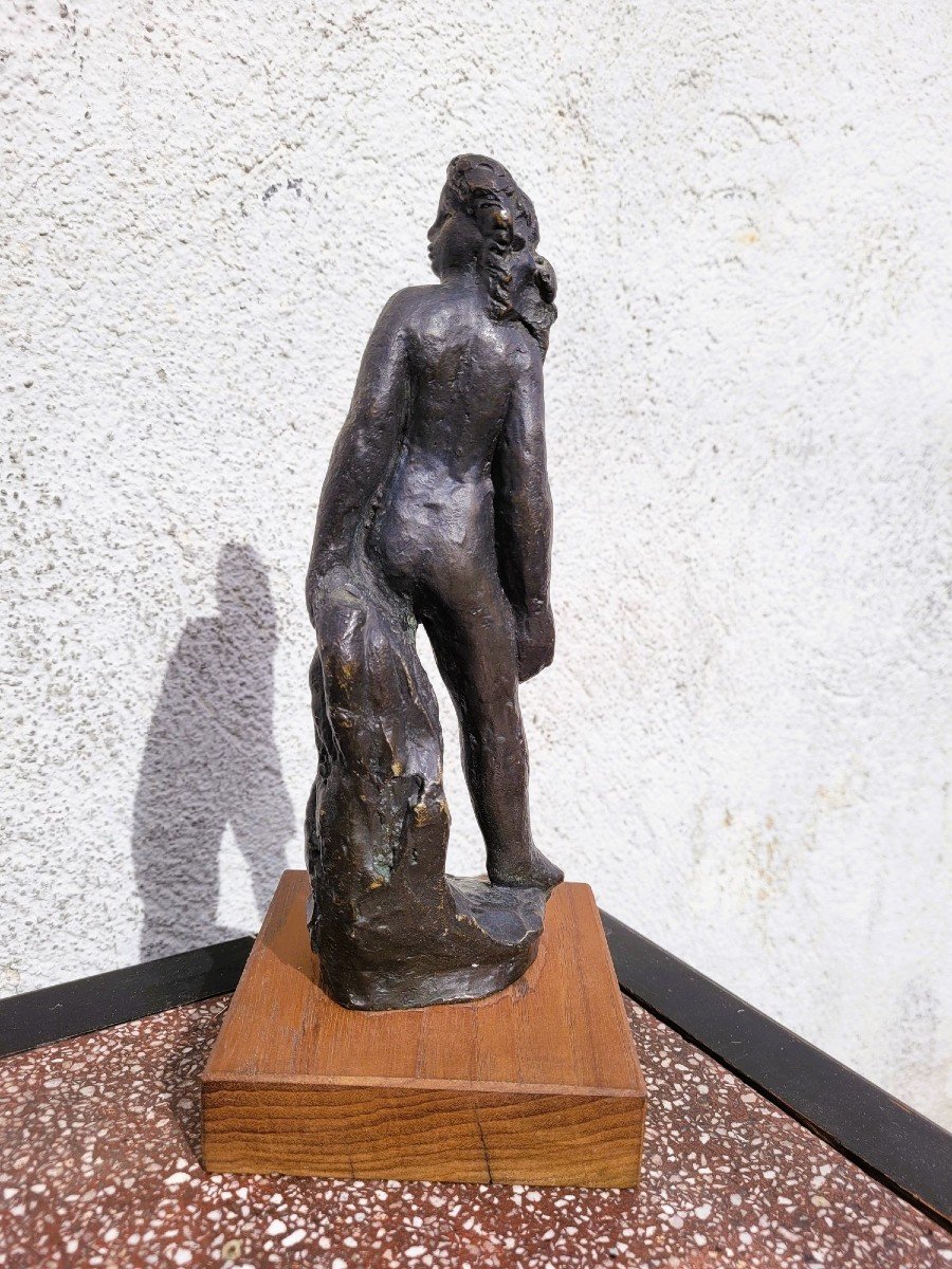 G Kolbic, Nude Woman In Bronze, Early 20th Century-photo-4