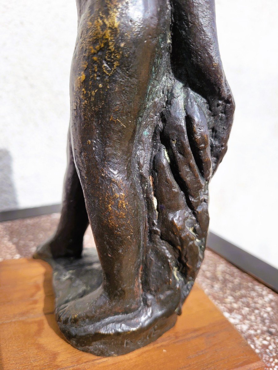 G Kolbic, Nude Woman In Bronze, Early 20th Century-photo-8