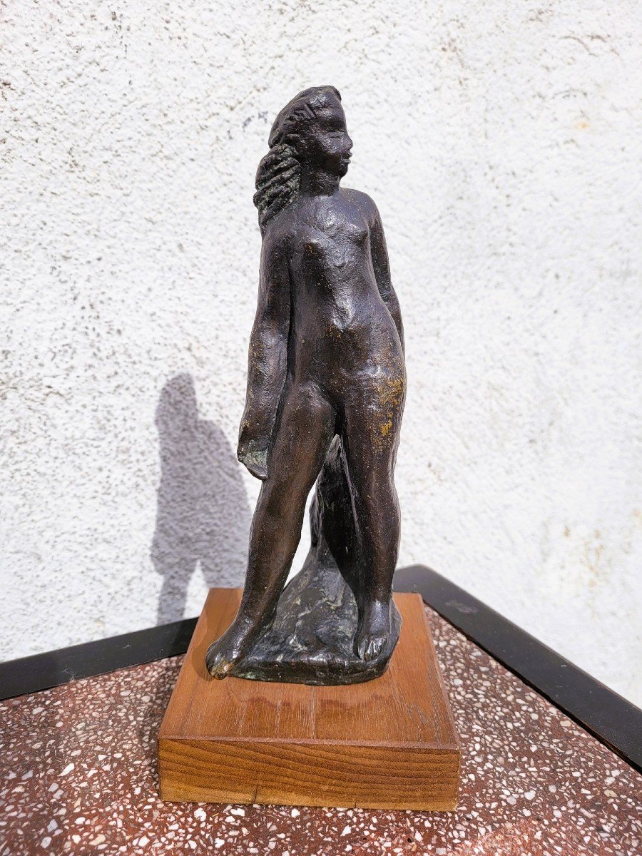 G Kolbic, Nude Woman In Bronze, Early 20th Century