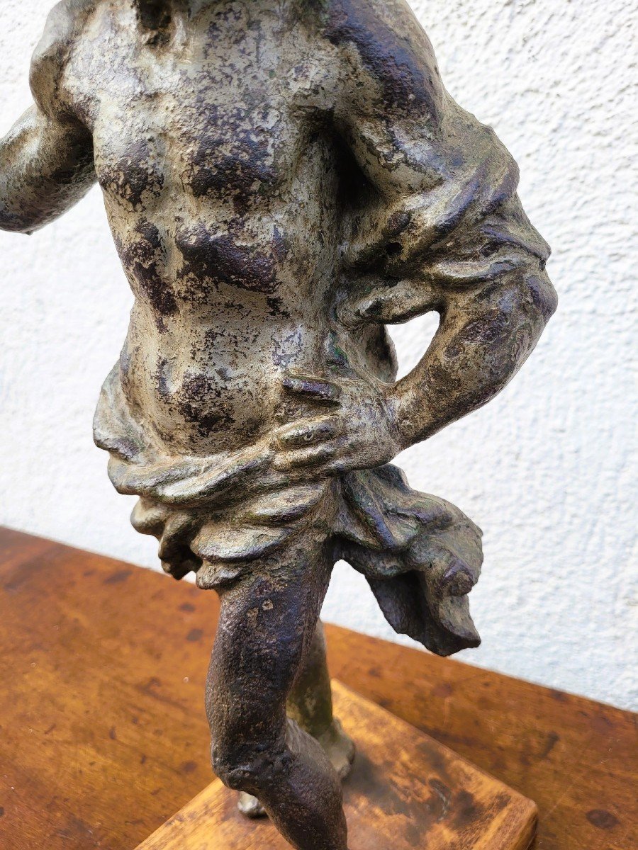 Cast Iron Mercury Statue-photo-1