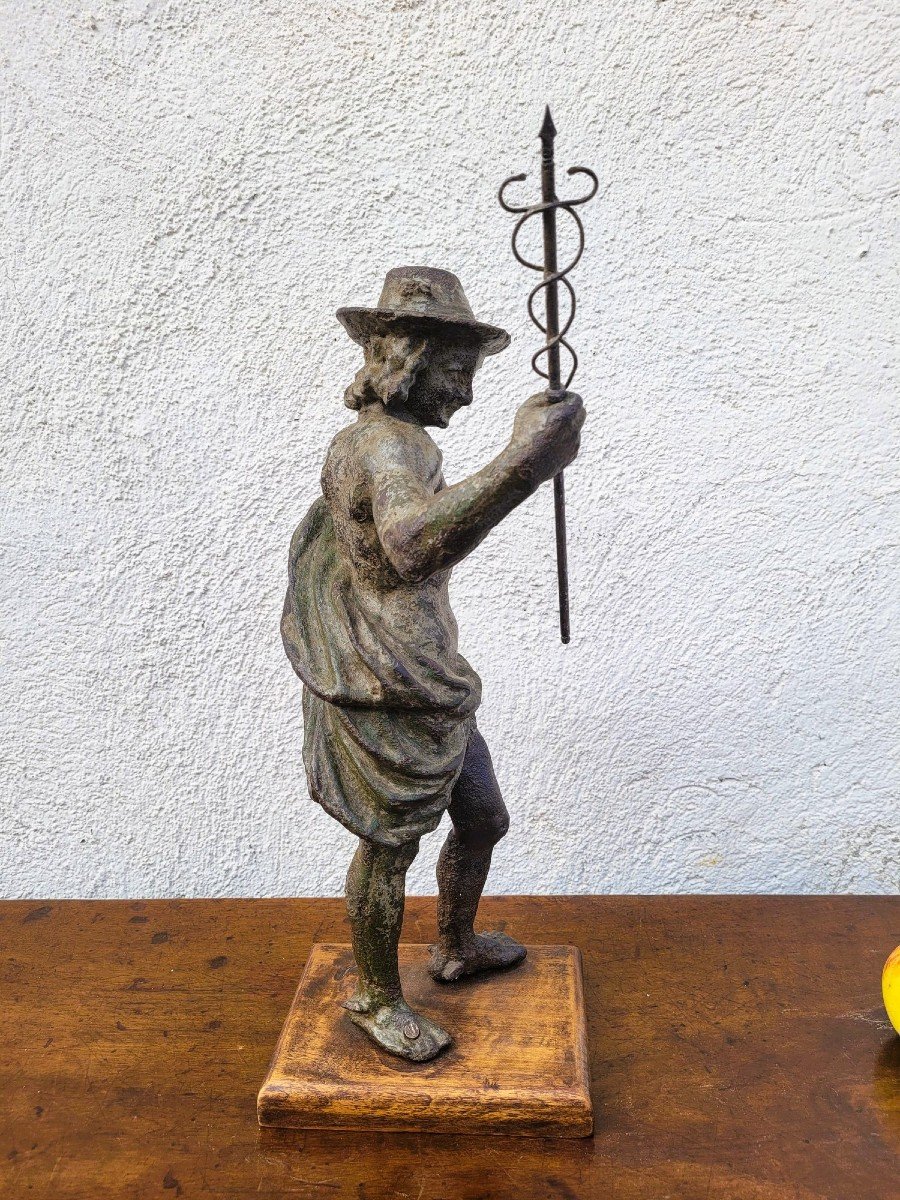 Cast Iron Mercury Statue-photo-6