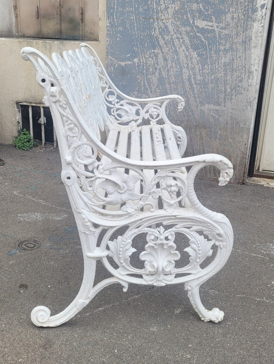 Coalbrookdale, Cast Iron Bench, 19th Century-photo-3