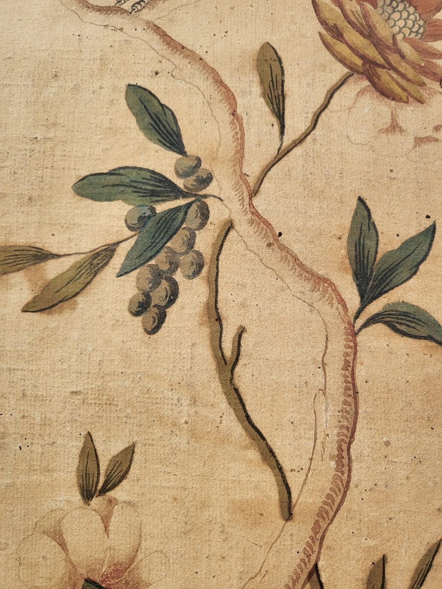 Wallpaper With Birds, Torino Or China, 18th/19th Century-photo-7