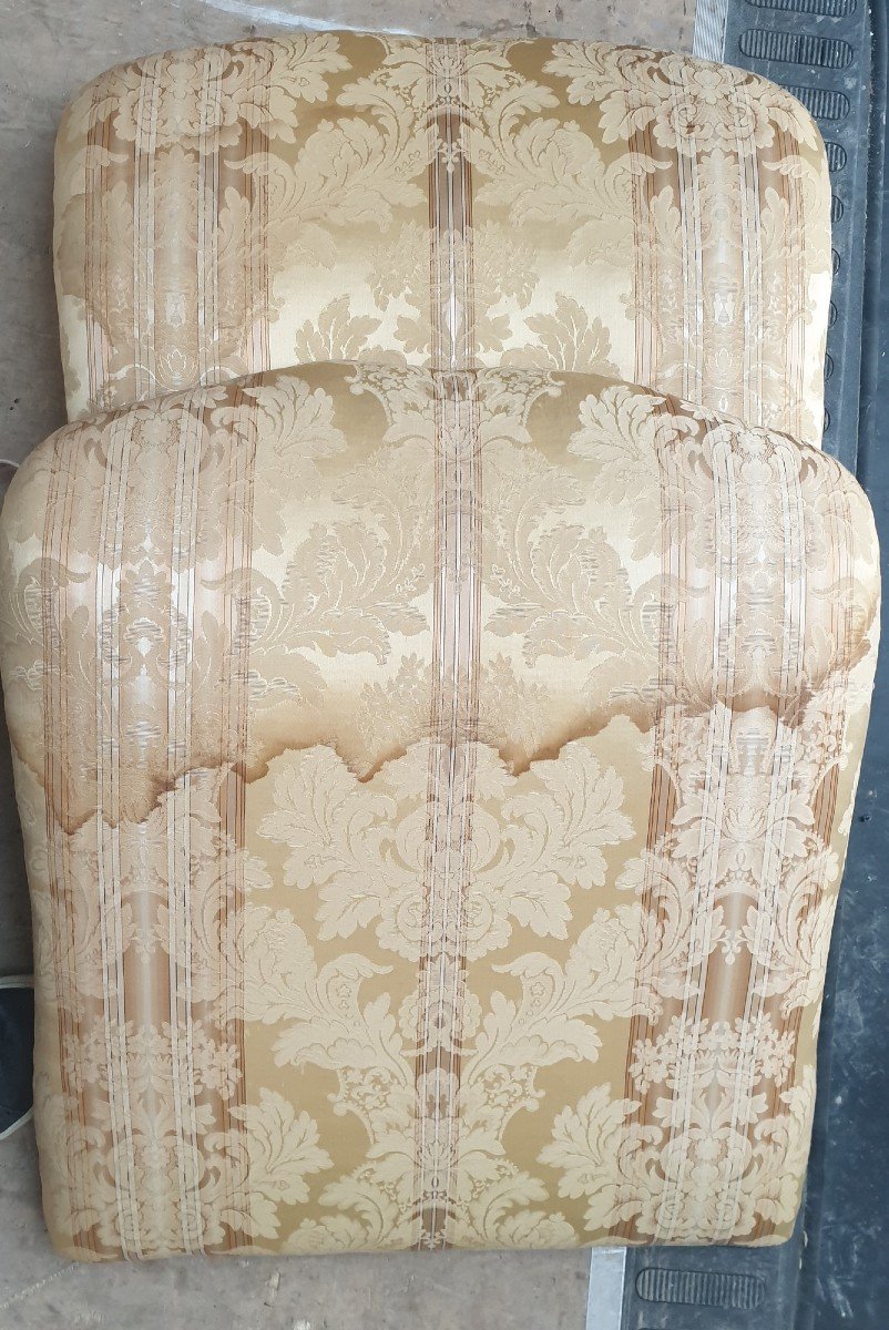 *promotion d'été *large Walnut Sofa, Louis XV Period, 18th Century-photo-3