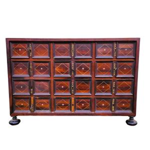 Rosewood Cabinet With Drawers, 17th Century Period