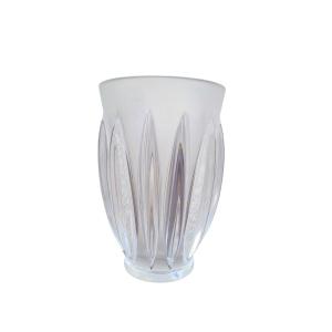 Lalique France, Vase Courchevel, XXème Siècle