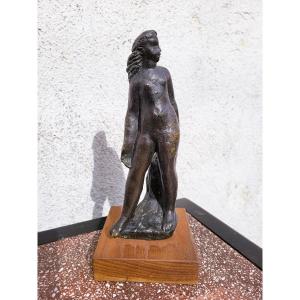 G Kolbic, Nude Woman In Bronze, Early 20th Century