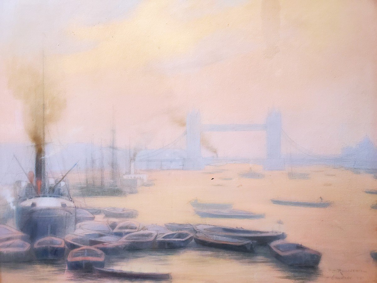 Jean-jacques Rousseau - View Of Tower Bridge In London-photo-4