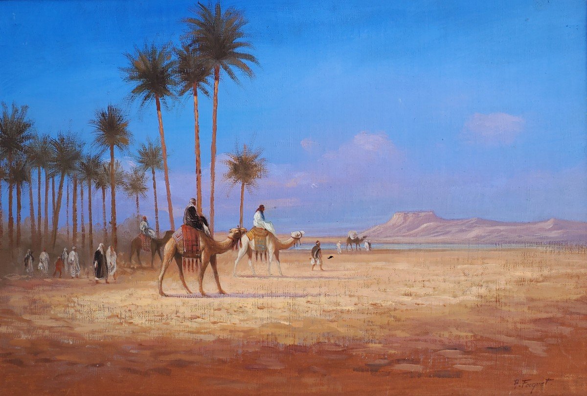 Armand Fouquet - Orientalist Landscape