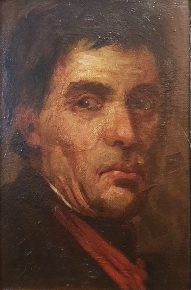 Juan Pablo SALINAS (Attribué à) - Portrait d'homme