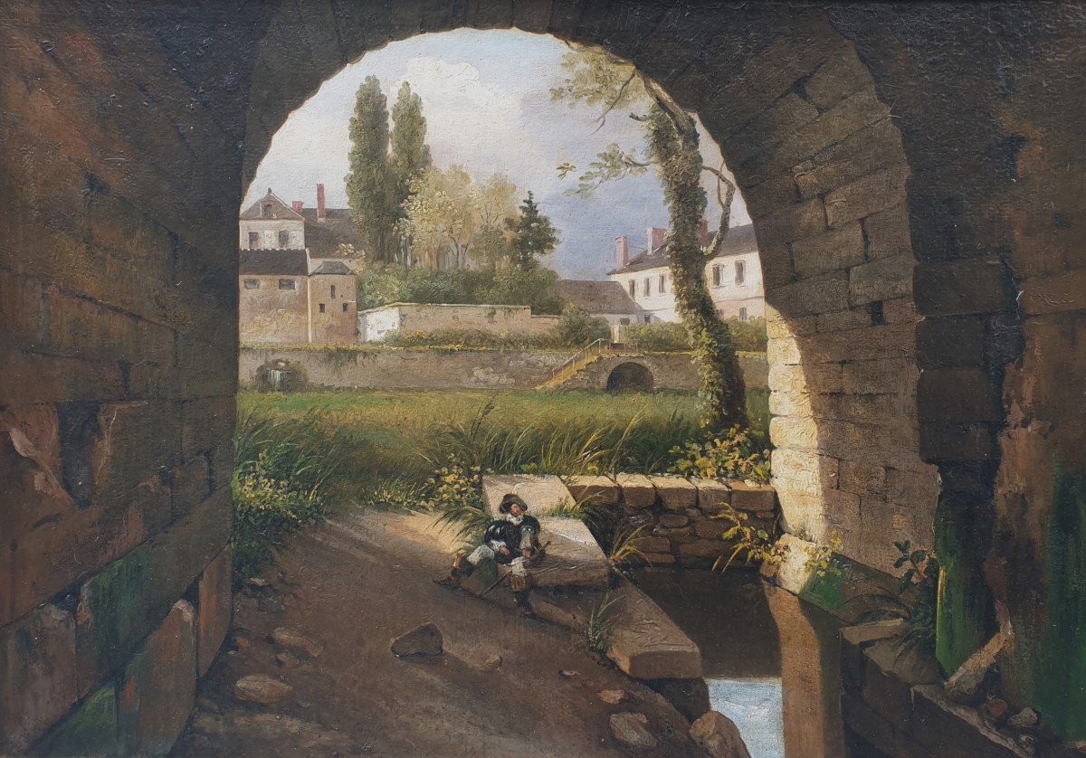 Mid-19th Century French School - Landscape Near Fontainebleau