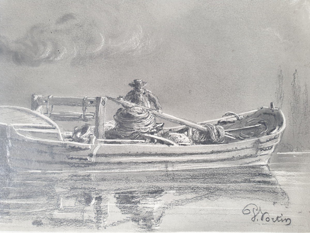 Charles Hortin (attributed To) - The Steam Boat-photo-4